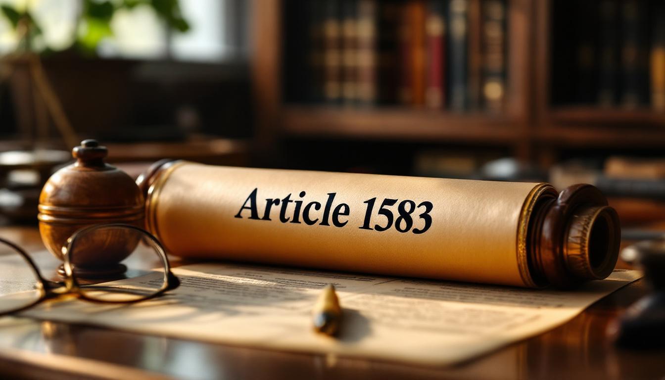 Pourquoi l'art 1583 - code civil est crucial pour vos contrats